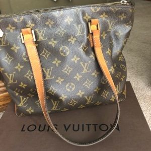 Authentic Louis Vuitton Cabas Piano